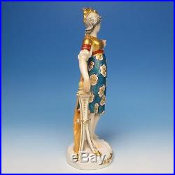 Royal Crown Derby Porcelain Early Goddess Figure Signed 9½ inches