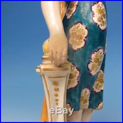 Royal Crown Derby Porcelain Early Goddess Figure Signed 9½ inches