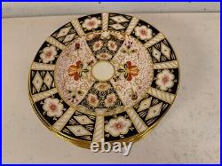 Royal Crown Derby Porcelain Imari 2451 Pattern Set of 13 Plates 8 3/4