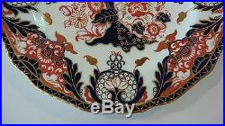 Royal Crown Derby Porcelain Imari Kings Pattern #383 9 Dinner Plate