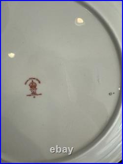 Royal Crown Derby Porcelain Luncheon Plate Border Imari Pattern No. 8450