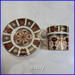 Royal Crown Derby Porcelain Old Imari Demitasse Coffee Cup for Women
