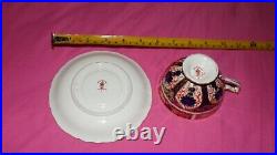 Royal Crown Derby Porcelain Old Imari Gold gilded cup and saucer dated 1933