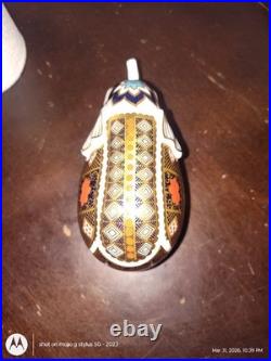 Royal Crown Derby Porcelain Paperweight Elephant (Excellent Condition)