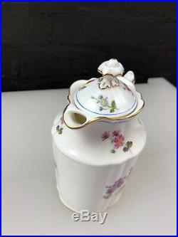 Royal Crown Derby Posies Blue 9875 Hot Water Jug 1st Quality III 1940 RARE