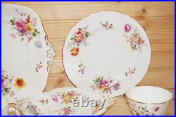 Royal Crown Derby Posies Lot of 17 Pieces-Cake Plate-Bowls-Square Basket++(G42) Royal Crown Derby Posies Lot of 17 Pieces-Cake Plate-Bowls-Square Basket++(G42)