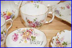 Royal Crown Derby Posies Lot of 17 Pieces-Cake Plate-Bowls-Square Basket++(G42)