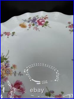 Royal Crown Derby Posies Set of 7 Salad Bread Dessert Plates Scallop Edge