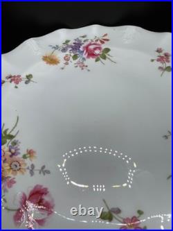 Royal Crown Derby Posies Set of 7 Salad Bread Dessert Plates Scallop Edge