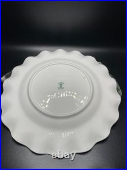 Royal Crown Derby Posies Set of 7 Salad Bread Dessert Plates Scallop Edge