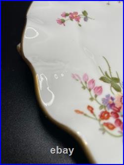 Royal Crown Derby Posies Set of 7 Salad Bread Dessert Plates Scallop Edge