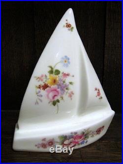 Royal Crown Derby Posies Yacht Paperweight, Excellent Condition, Extremely RARE