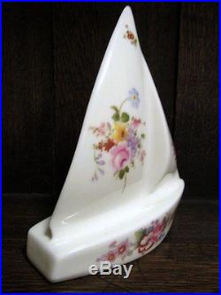Royal Crown Derby Posies Yacht Paperweight, Excellent Condition, Extremely RARE