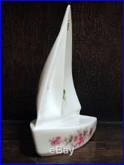 Royal Crown Derby Posies Yacht Paperweight, Excellent Condition, Extremely RARE