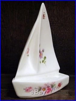 Royal Crown Derby Posies Yacht Paperweight, Excellent Condition, Extremely RARE