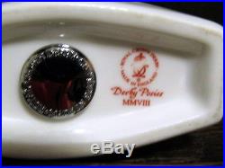 Royal Crown Derby Posies Yacht Paperweight, Excellent Condition, Extremely RARE