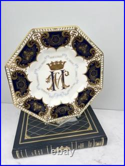 Royal Crown Derby Prince Harry & Meghan Octagonal Wedding Plate Limited Edition