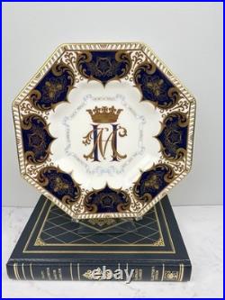 Royal Crown Derby Prince Harry & Meghan Octagonal Wedding Plate Limited Edition