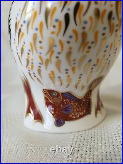 Royal Crown Derby Puffin, Gold 1st Quality Stopper