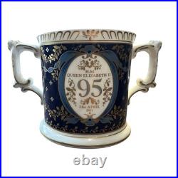 Royal Crown Derby Queen Elizabeth II 95th Birthday Loving Cup 2021 Ltd Ed 94/250