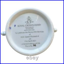 Royal Crown Derby Queen Elizabeth II 95th Birthday Loving Cup 2021 Ltd Ed 94/250