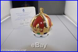 Royal Crown Derby Queen Mothers 100th Birthday Crown Paperweight, SIGNED