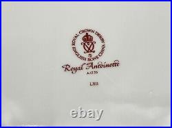 Royal Crown Derby ROYAL ANTOINETTE 14 7/8 Bone China Fluted Serving Platter