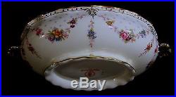 Royal Crown Derby ROYAL ANTOINETTE Covered Casserole/ Vegetable Bowl PRISTINE #1