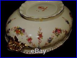 Royal Crown Derby ROYAL ANTOINETTE Covered Casserole/ Vegetable Bowl PRISTINE #1