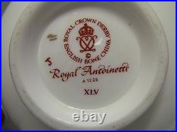 Royal Crown Derby ROYAL ANTOINETTE Cream Soup Bowls / Set of 4