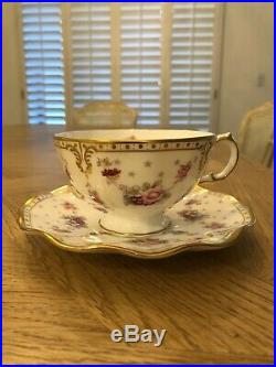 Royal Crown Derby ROYAL ANTOINETTE Cup & Saucer