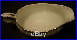 Royal Crown Derby ROYAL ANTOINETTE Gravy Boat & Underplate/Stand PRISTINE