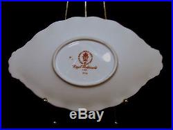 Royal Crown Derby ROYAL ANTOINETTE Gravy Boat & Underplate/Stand PRISTINE