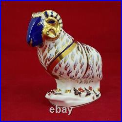 Royal Crown Derby Ram with Gold Stopper