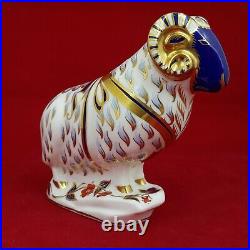 Royal Crown Derby Ram with Gold Stopper