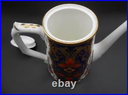 Royal Crown Derby Rare Coffee Pot, Cream and Sugar Mint Royal Crown Derby Rare Coffee Pot, Cream and Sugar Mint