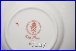 Royal Crown Derby Red Aves (6) Demitasse Cups, 2¼ & (6) Saucers, 4 5/8 (BOX #2)