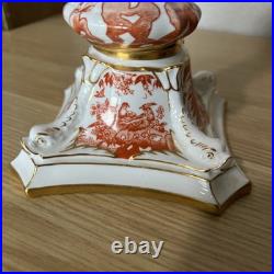 Royal Crown Derby Red Aves Candle Holder
