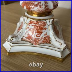 Royal Crown Derby Red Aves Candle Holder