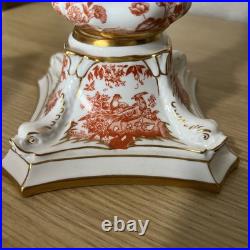 Royal Crown Derby Red Aves Candle Holder