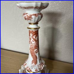 Royal Crown Derby Red Aves Candle Holder