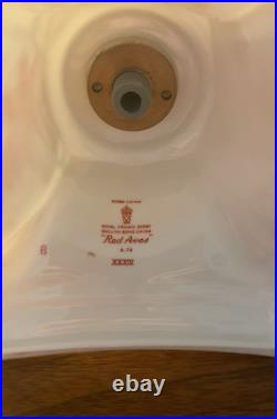 Royal Crown Derby Red Aves Candlesticks