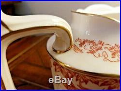 Royal Crown Derby Red Aves Large Tea Pot England