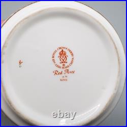 Royal Crown Derby Red Aves Medium Ginger Jar 7 2nd Quality FREE USA SHIPPING