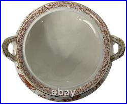 Royal Crown Derby Red Aves Soup Tureen