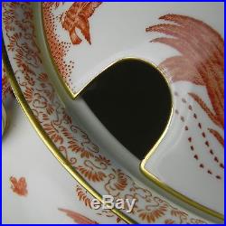 Royal Crown Derby Red Aves Soup Tureen w Lid Covered Older Pattern A 74 Cover