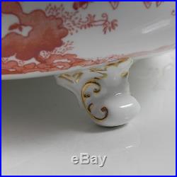 Royal Crown Derby Red Aves Soup Tureen w Lid Covered Older Pattern A 74 Cover