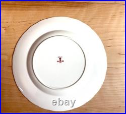 Royal Crown Derby Red Aves bone china Dinner Plates 5pcs, 10.5 inches, nice