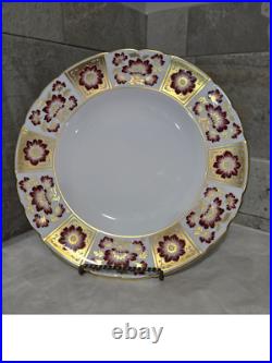 Royal Crown Derby Red Derby Panel Dinner Plate England
