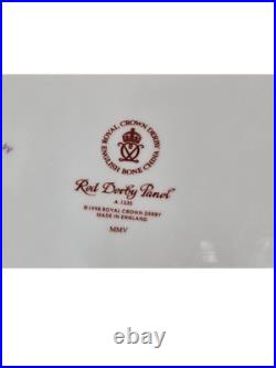 Royal Crown Derby Red Derby Panel Dinner Plate England